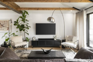 Luxury Toronto living room renovation interior design